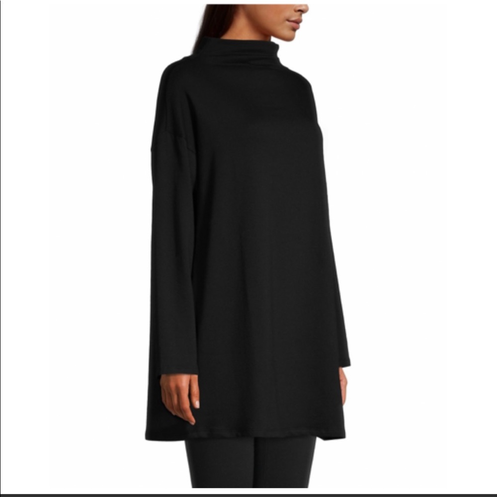 NWT EILEEN FISHER High Funnel Neck Tunic - Picture 4 of 14